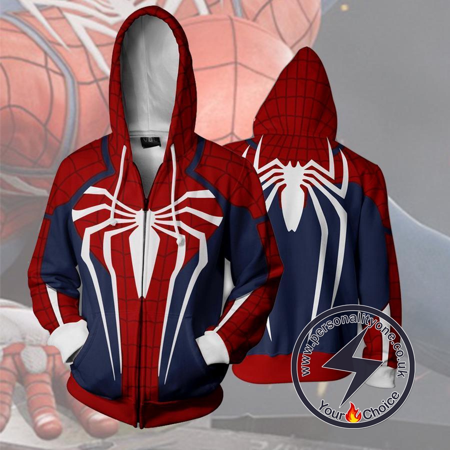 Spiderman PS4 New Look Zip Up Hoodie Jacket